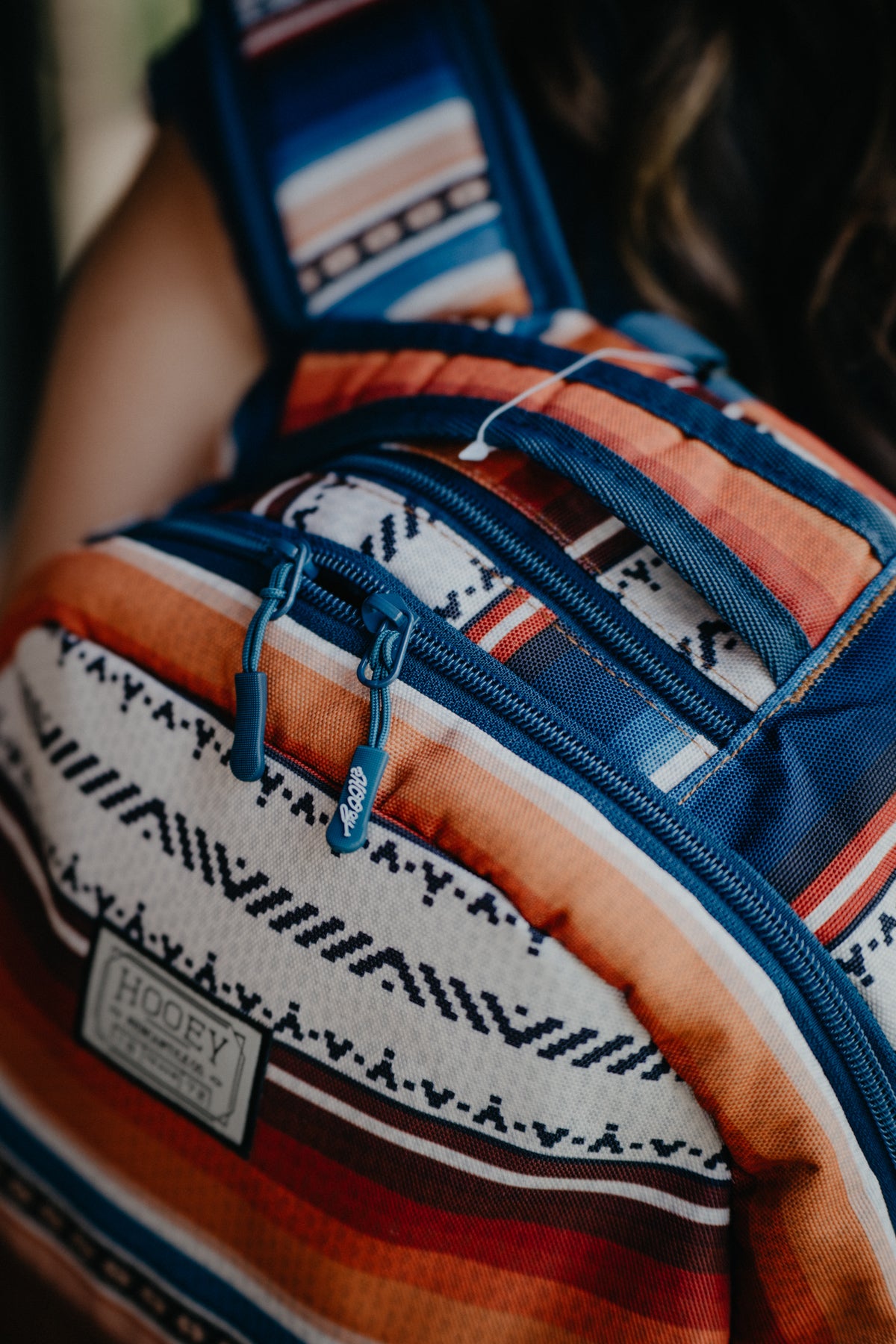 'Recess' Hooey Backpack Clay/Whitecap Grey/Folkstone Grey Serape Pattern