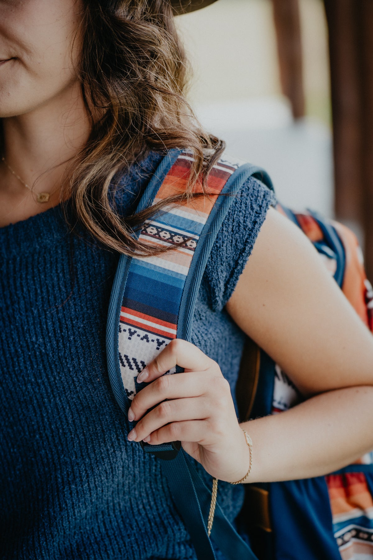 'Recess' Hooey Backpack Clay/Whitecap Grey/Folkstone Grey Serape Pattern