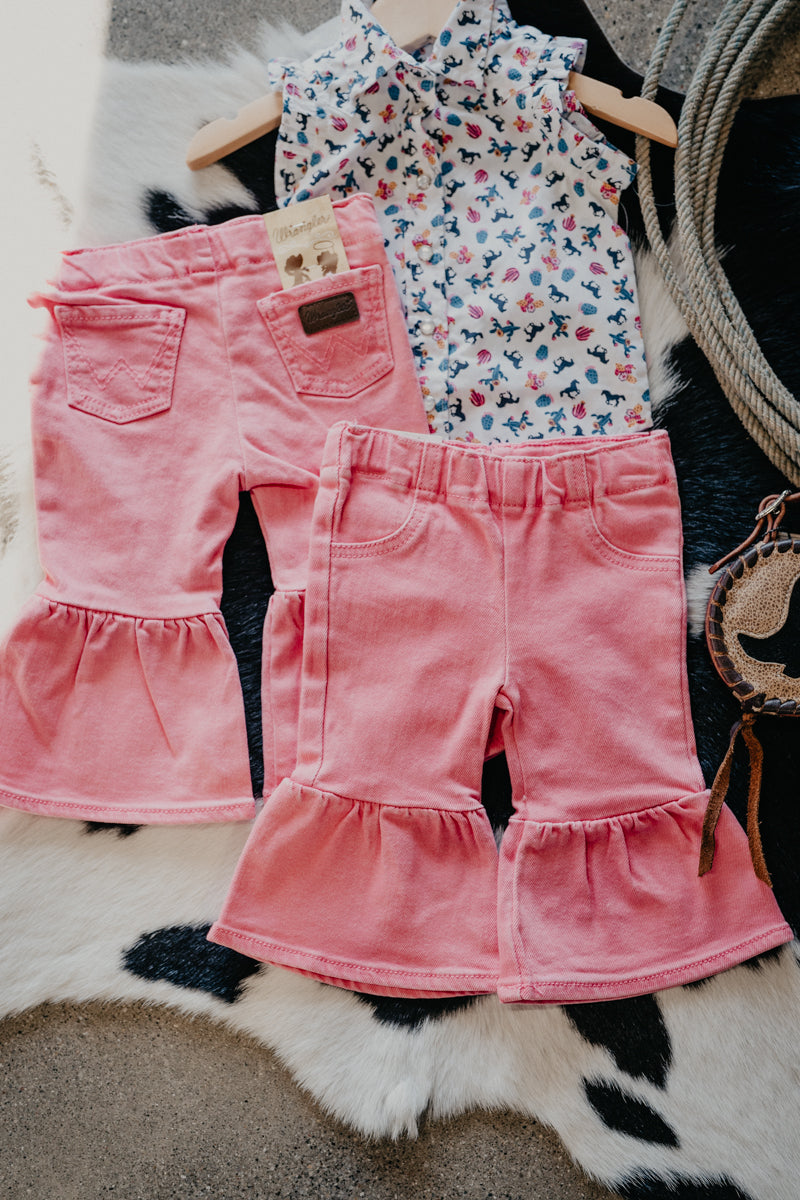 'Samira' Baby Girl Flare Jeans (0-3M-4T)