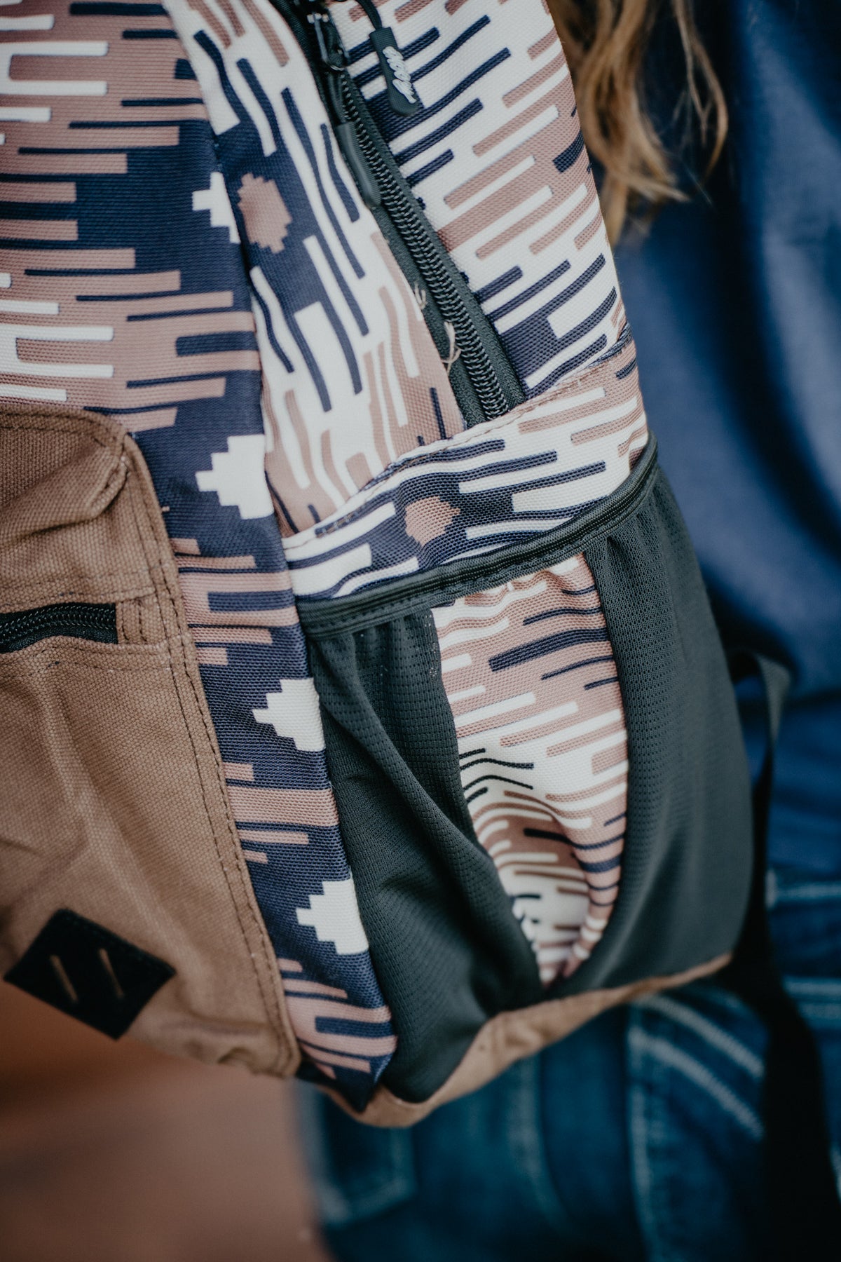 'Recess' Hooey Backpack Whitecap Grey/Portabella/Black Pattern