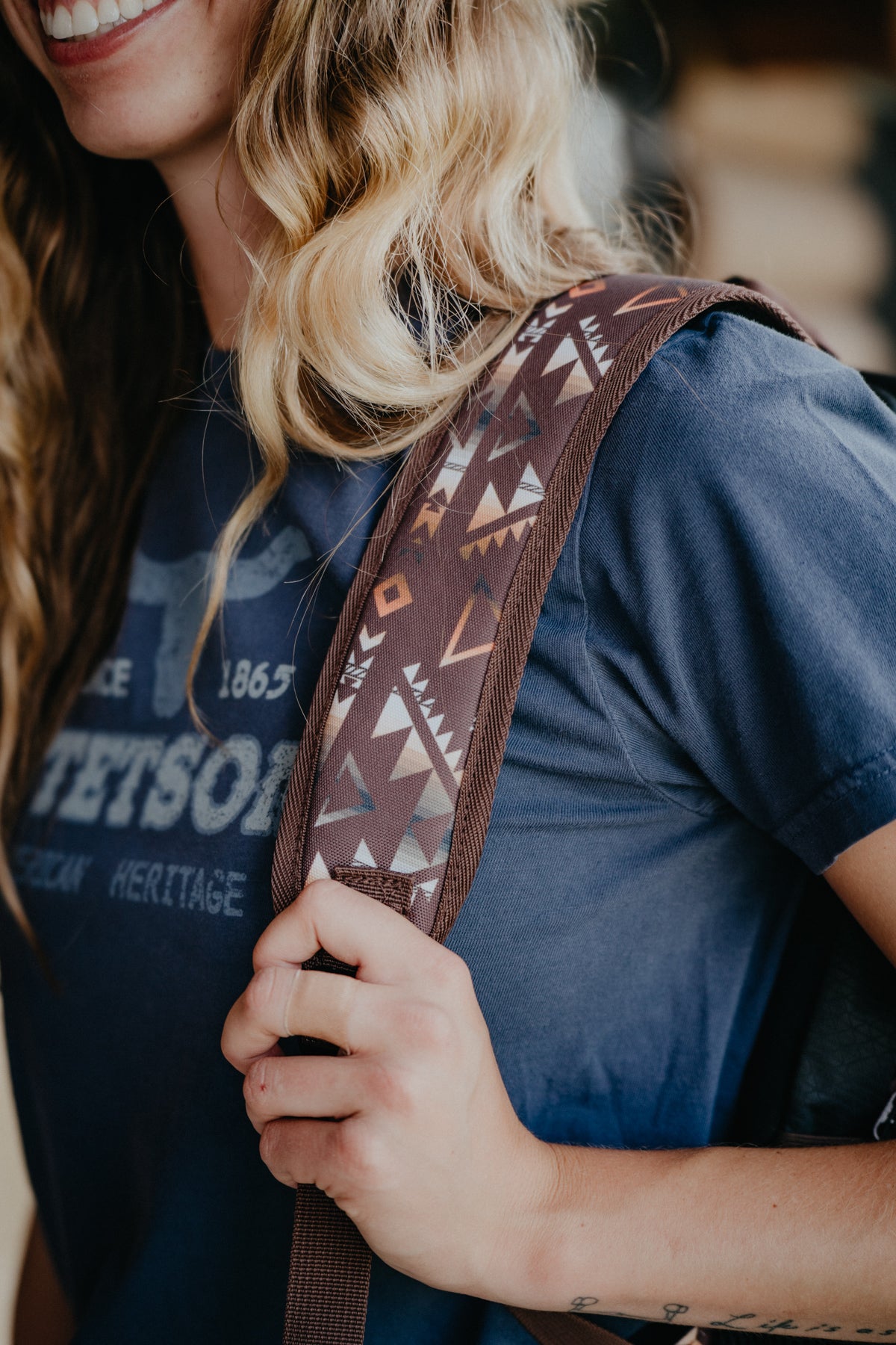 Rockstar Hooey Aztec Brown/Tan Aztec Backpack
