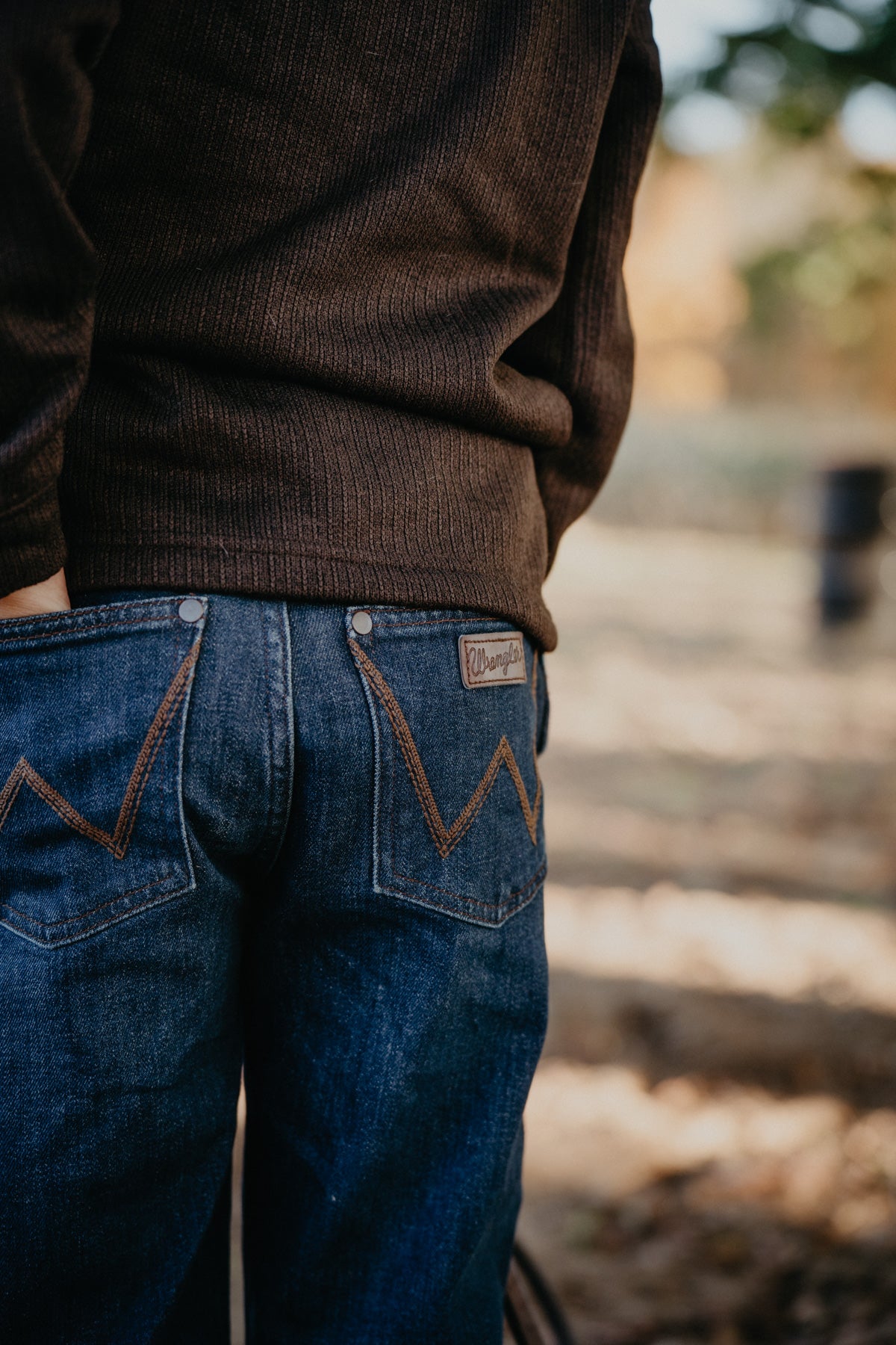 'Andrew' Dark Wash Wrangler Boys Slim Straight Jeans