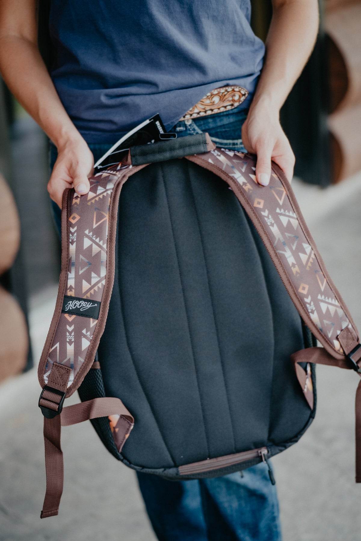 Rockstar Hooey Aztec Brown/Tan Aztec Backpack