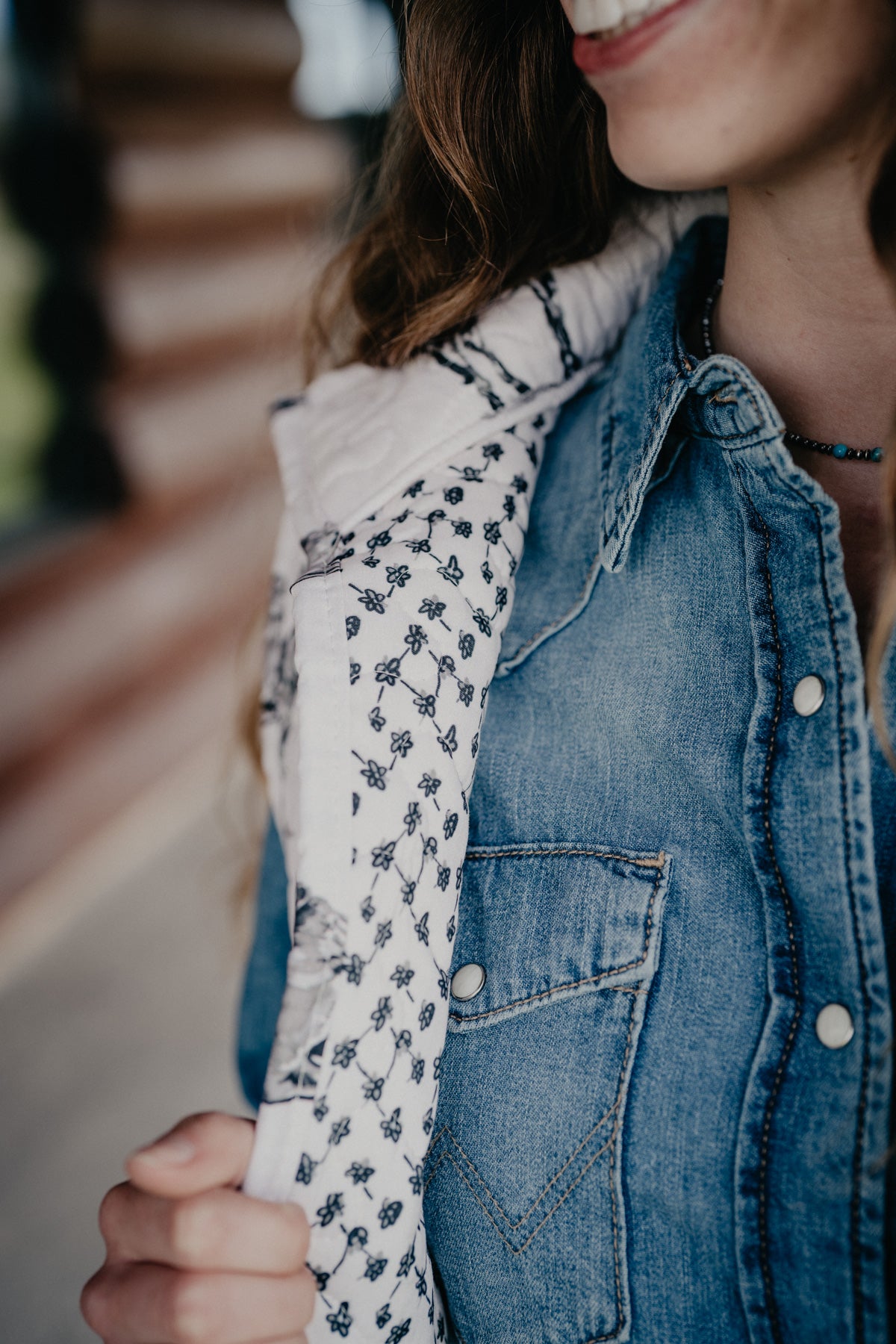 'Donkey' Quilted Vest by Ida Mae (S - XL)