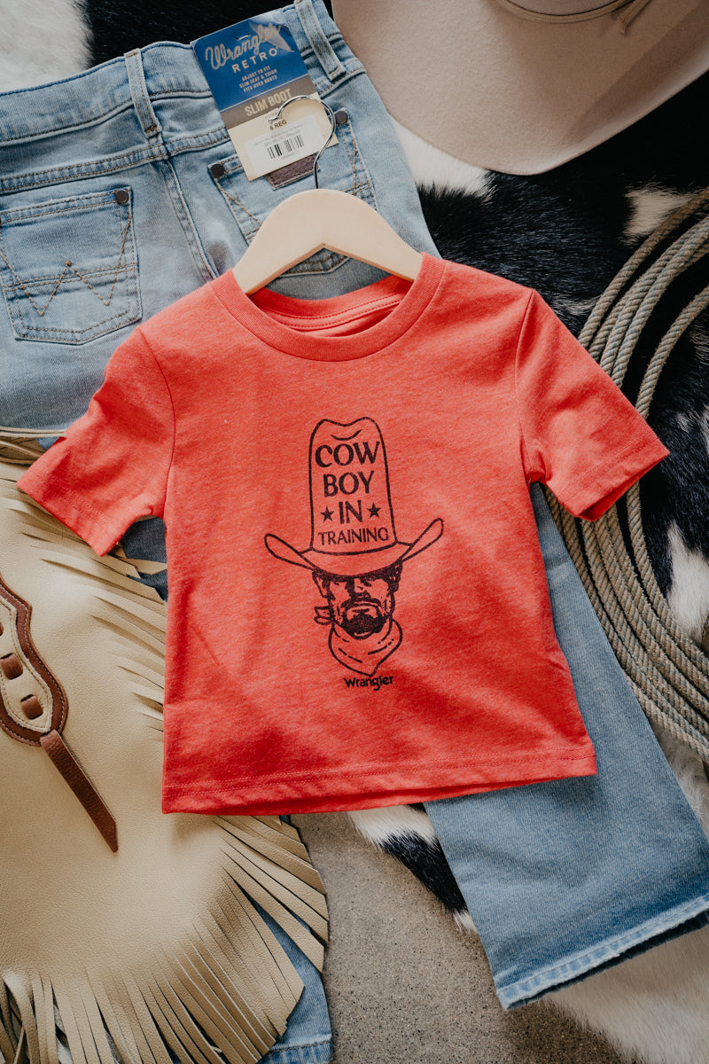 'Cowboy in Training' Boy's Tee by Wrangler (XXS-XL)