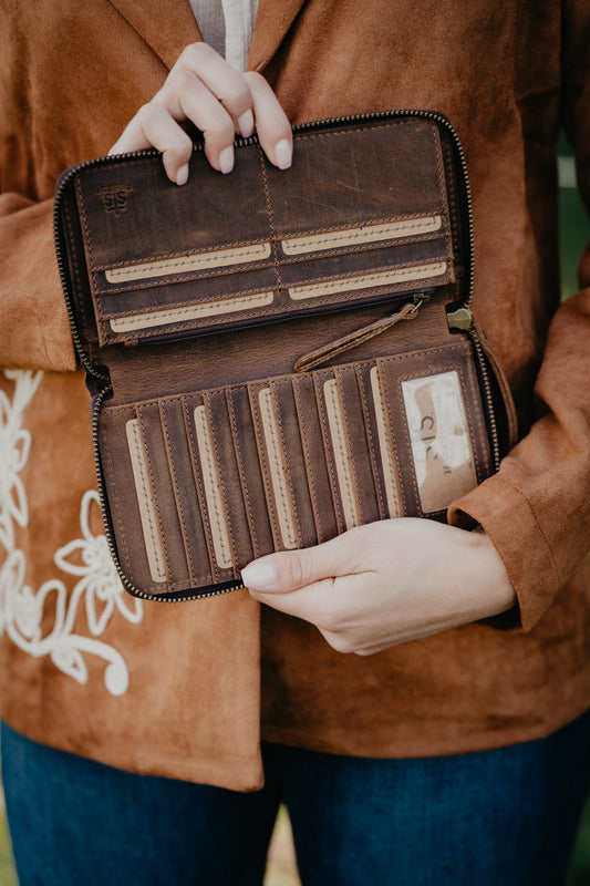 'Bentley' Cowhide Tornado Wallet by STS Ranchwear 5