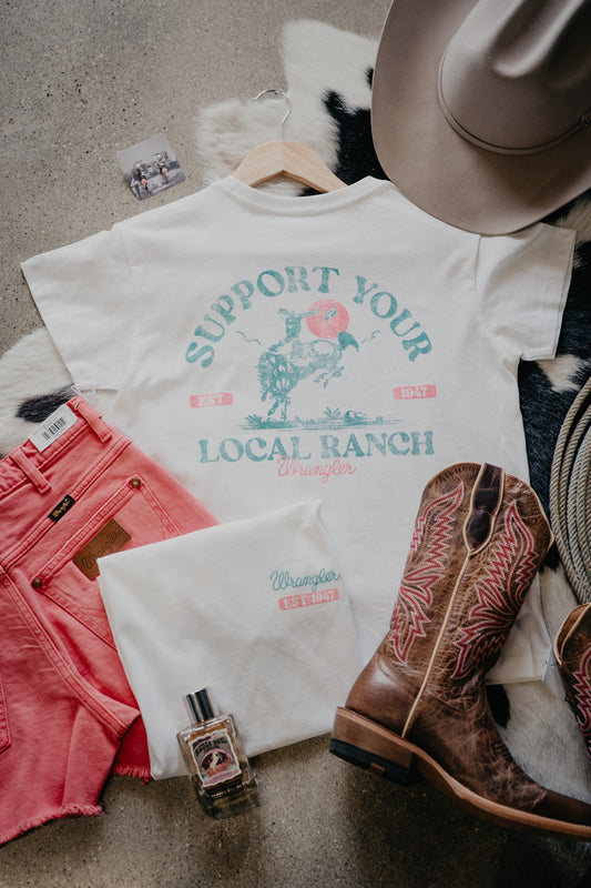 'Locals' Wrangler Women's Retro T-shirt (XS-XXL)