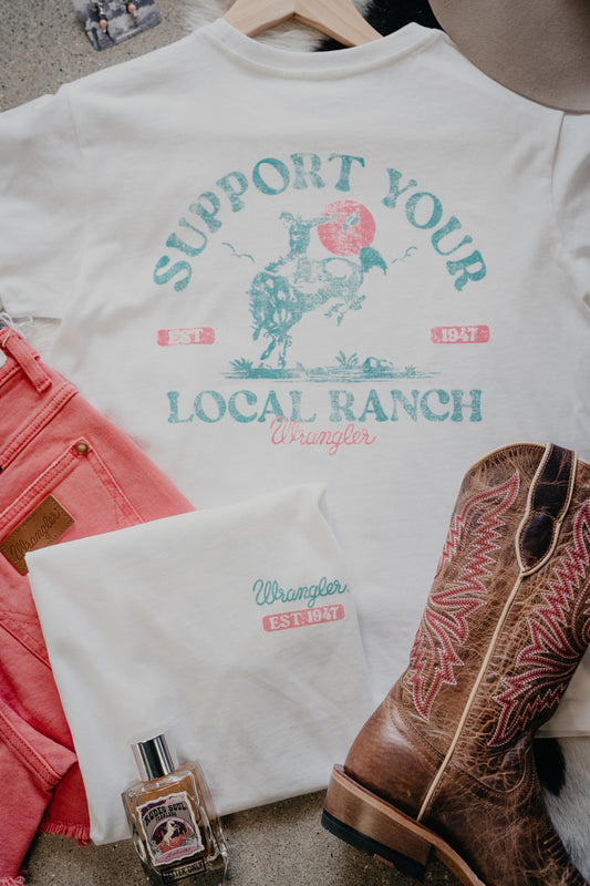 'Locals' Wrangler Women's Retro T-shirt (XS-XXL)