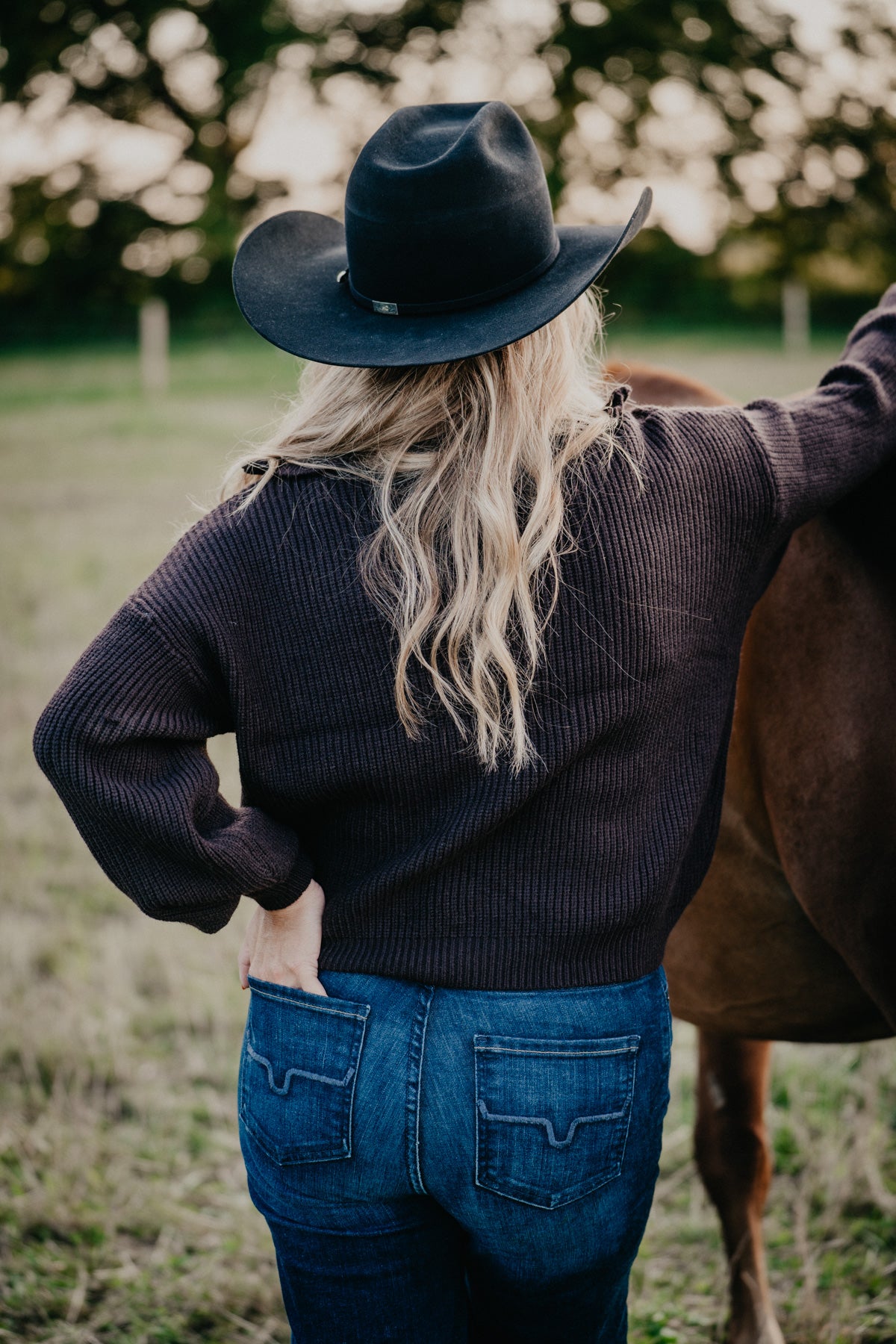 'Chase' Chocolate Mockneck Quarter Zip  (XS-L)