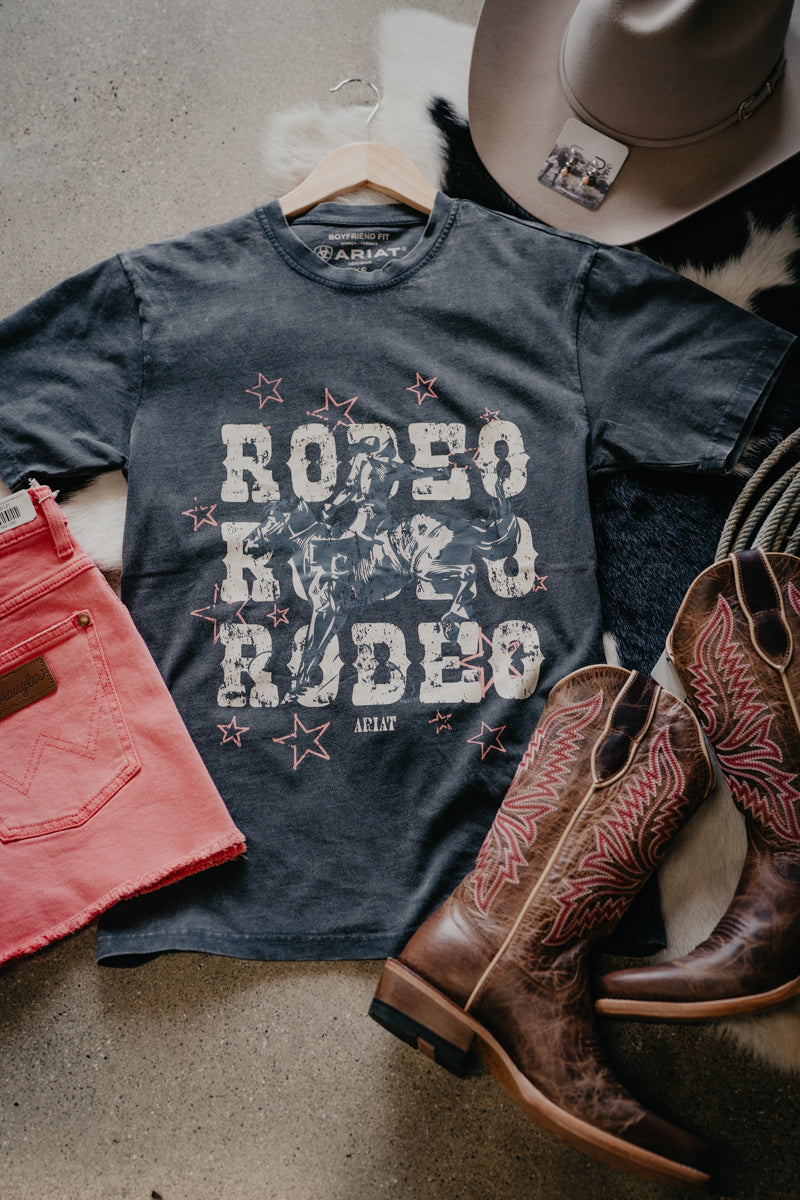 'Star Spangled Rodeo' Women's Ariat  Boyfriend Fit T-Shirt (XS-XXL)