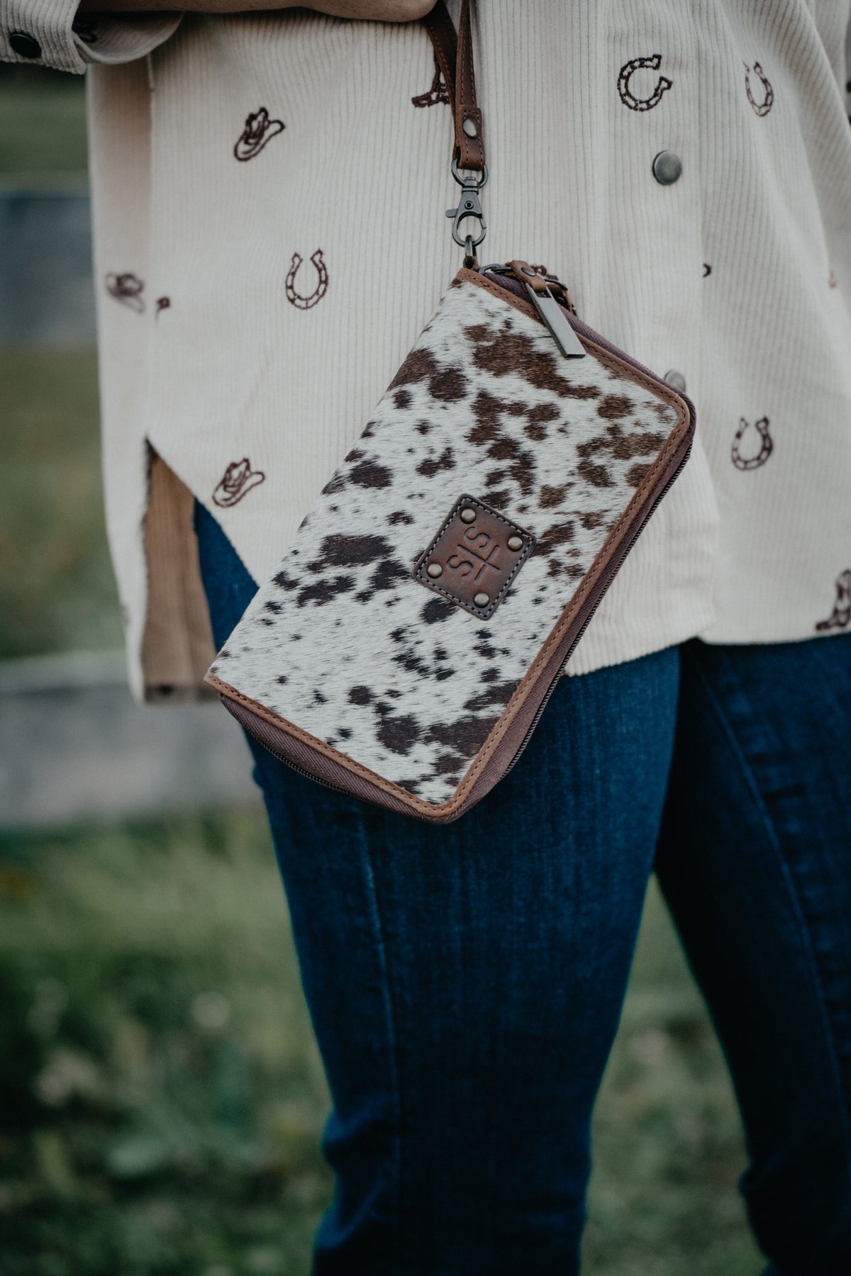 'Kacy Organizer' Cowhide Wallet 2