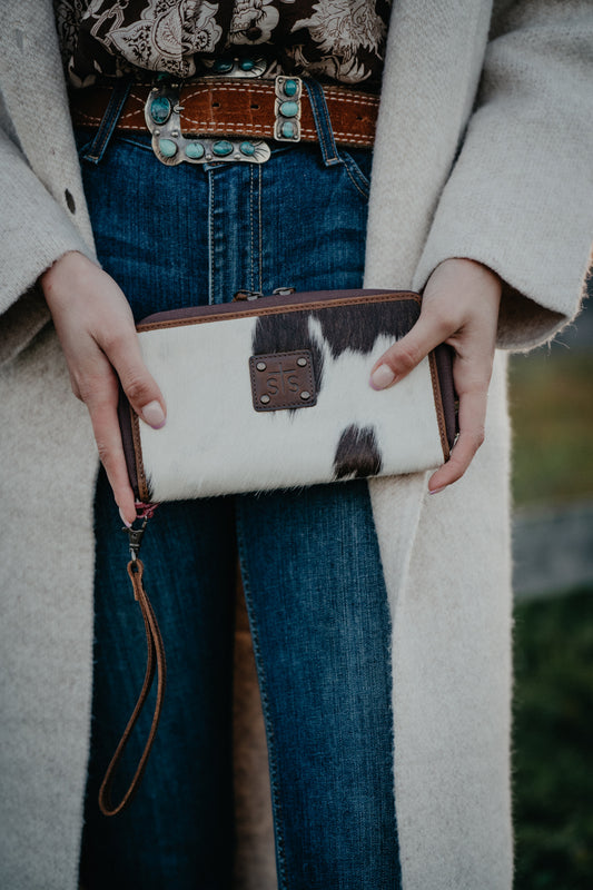 'Kacy Organizer' Cowhide Wallet 4
