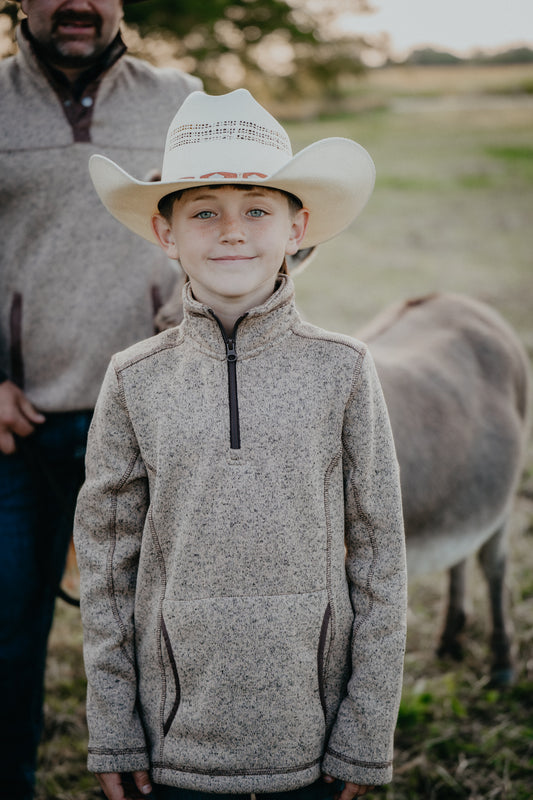 'Josh JR' Melange Henley Pullover (XS-XL)