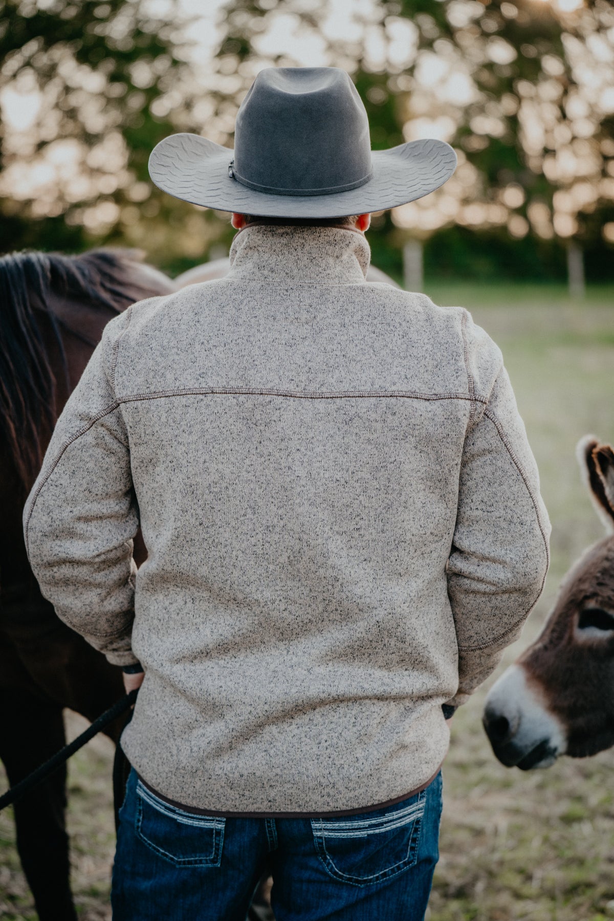 'Josh' Melange Henley Pullover (S-XXL)