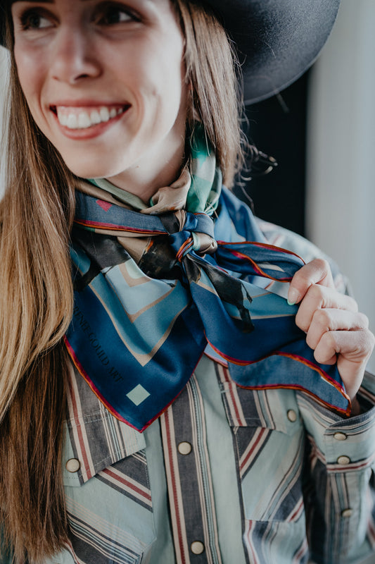 'Bison' Silk Wild Rag