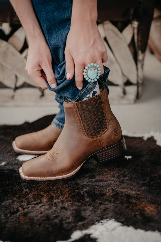 'Booker Chelsea' Distressed Brown Women's Ariat Boot