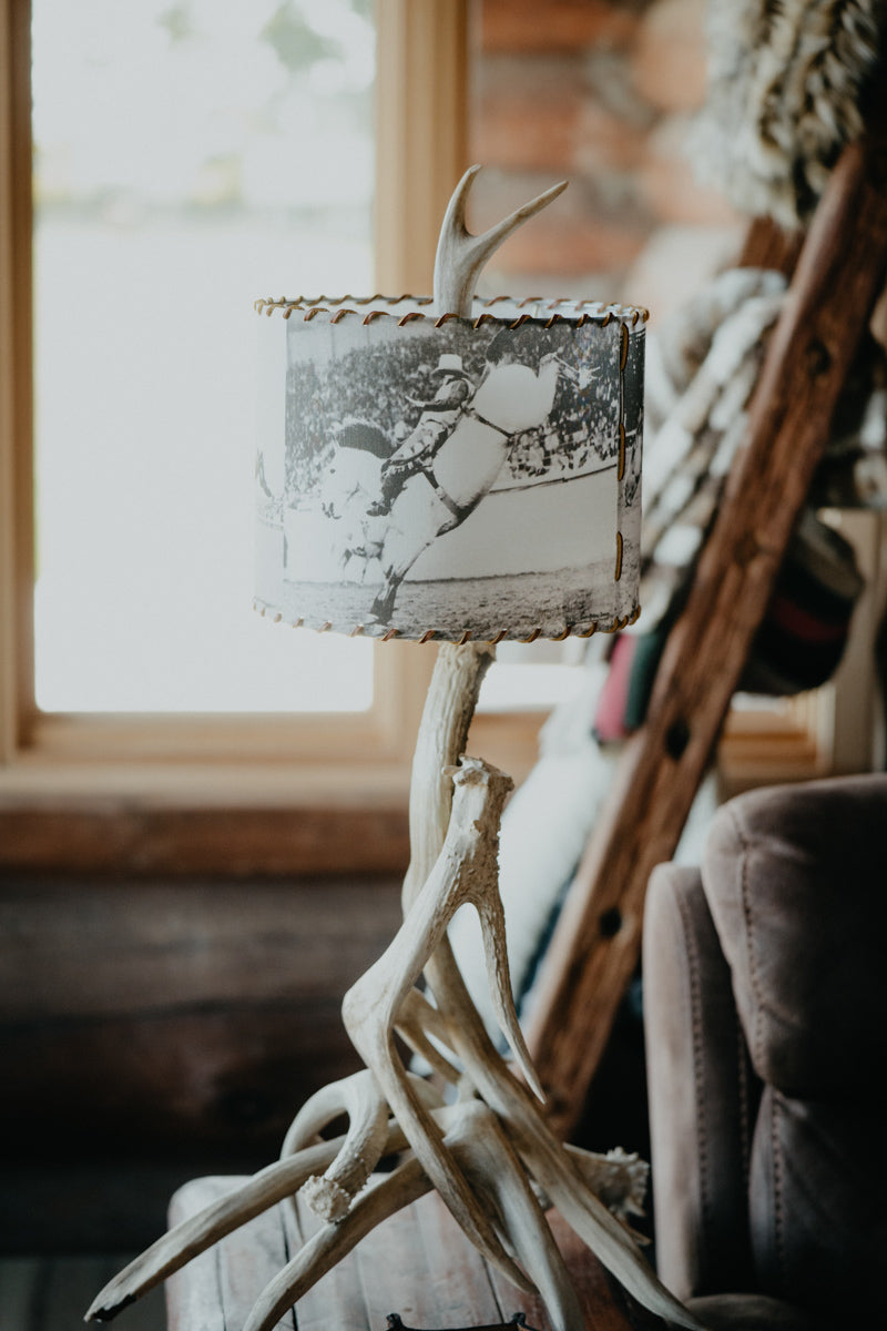 Lampshade 'Legend Bronc Rider' -  Medium 11 Inches