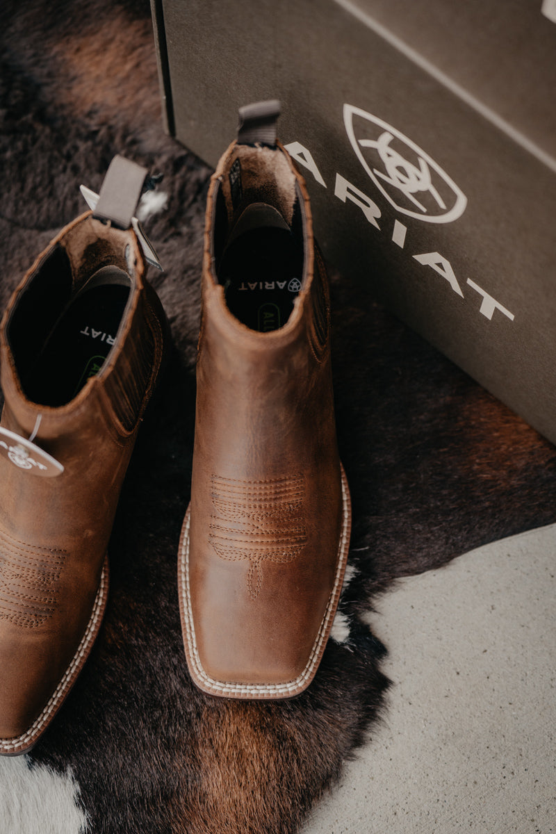'Booker Chelsea' Distressed Brown Women's Ariat Boot