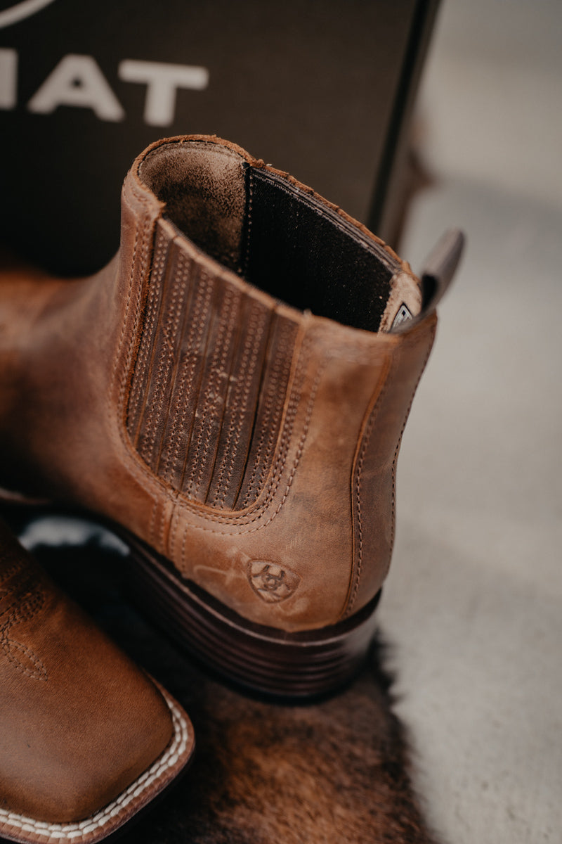 'Booker Chelsea' Distressed Brown Women's Ariat Boot