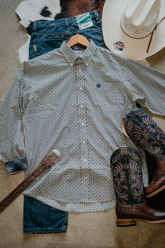 'Levi' Men's Printed Classic CINCH Button Down (S-XXL)
