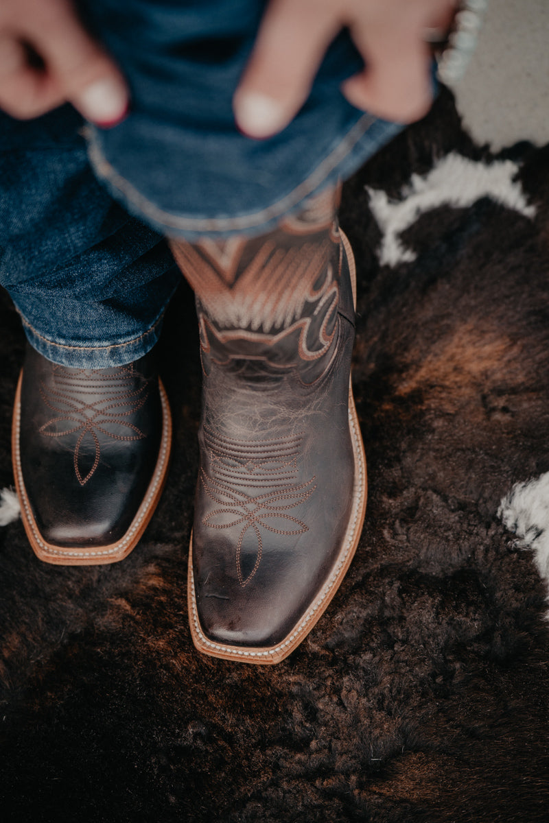 13" Hyer Leawood Women's BROWN Boots (Sizes 6-10, B/C Widths)