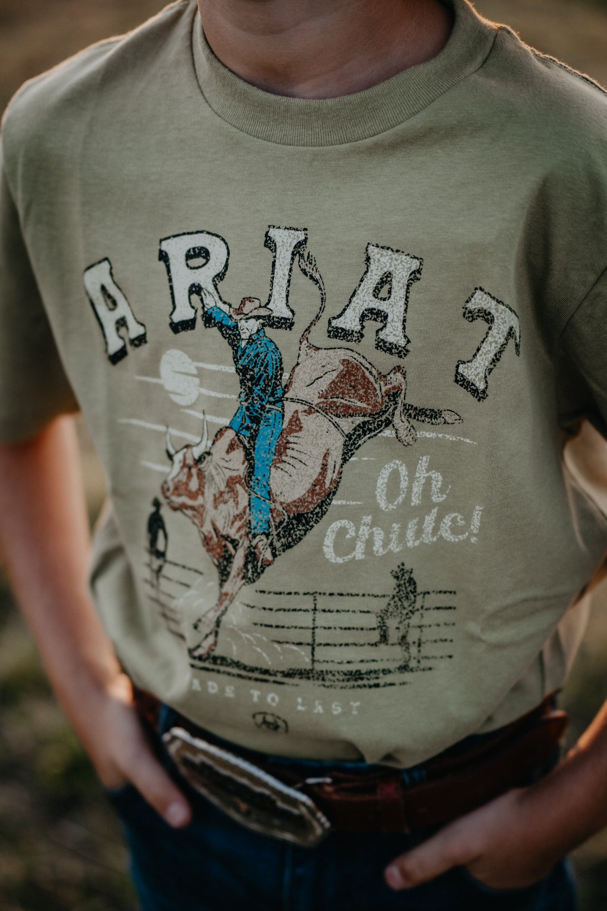 'Oh Chute' Boys Ariat Graphic T (XS-XL)