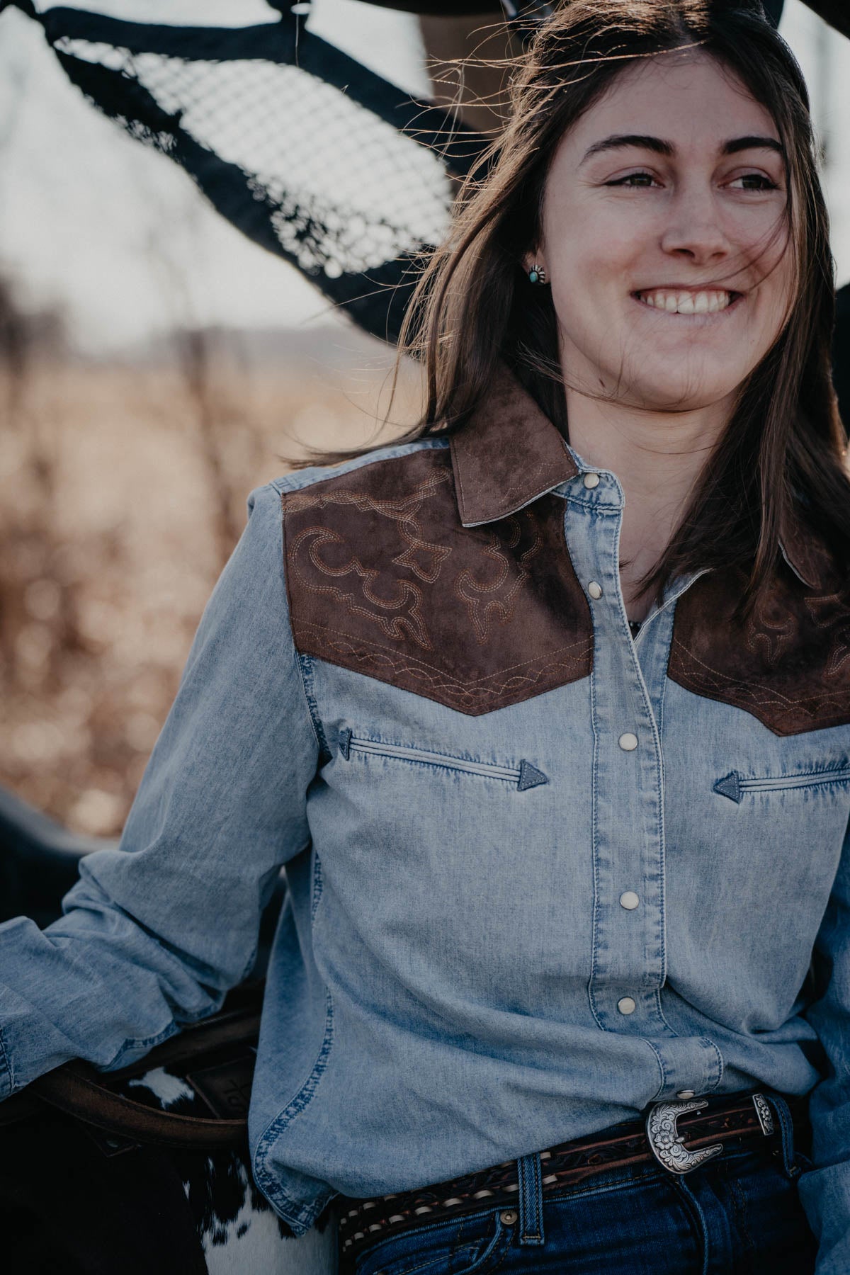 'Briscoe' Pearl Snap by Tasha Polizzi (S & M ONLY)