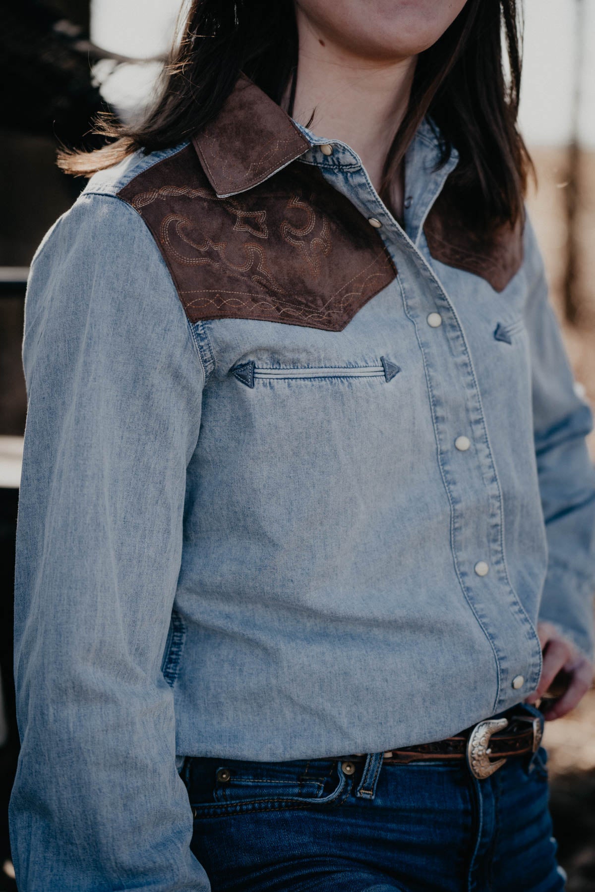 'Briscoe' Pearl Snap by Tasha Polizzi (S & M ONLY)