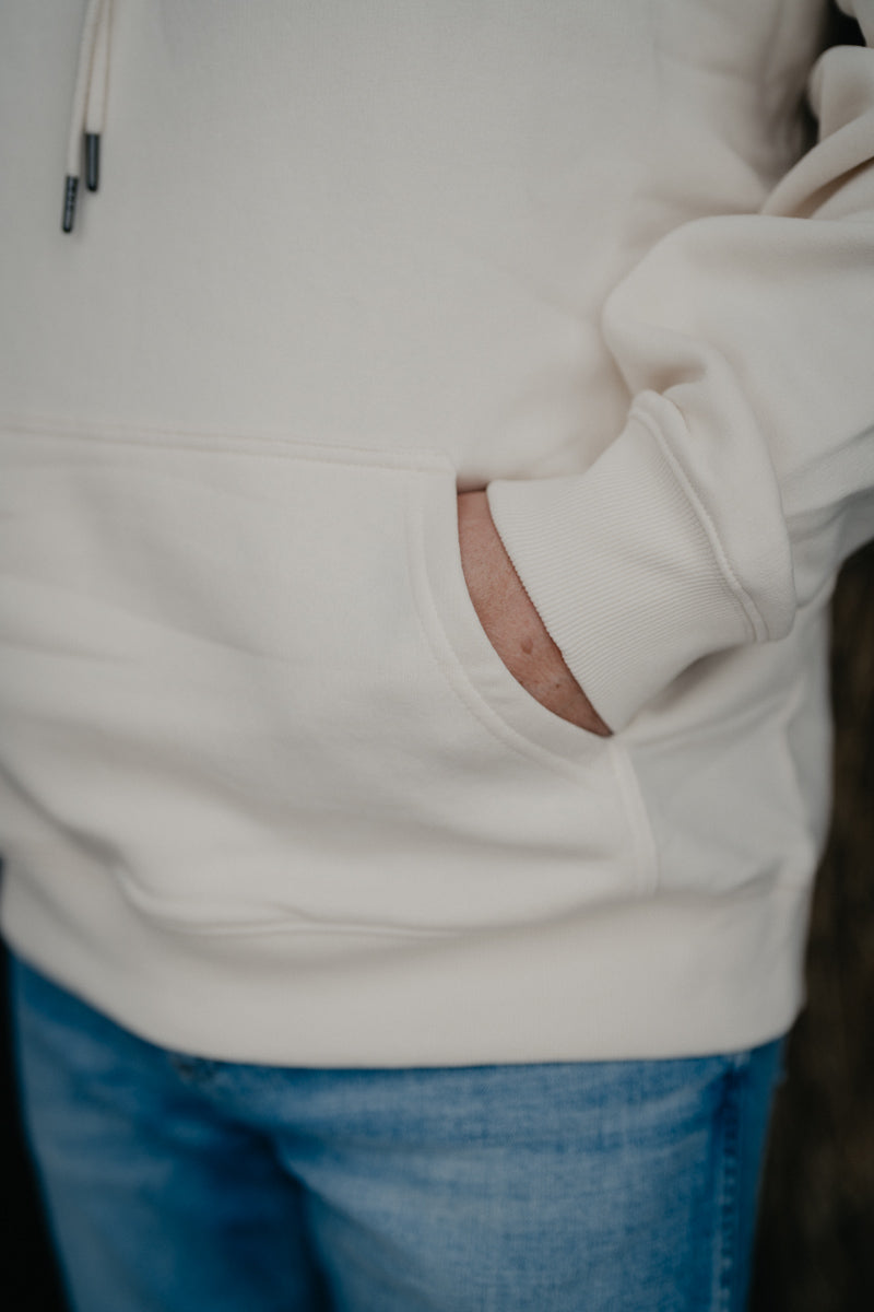 'Todd' Wrangler Men's Toughen White Hoodie (S-XXL)