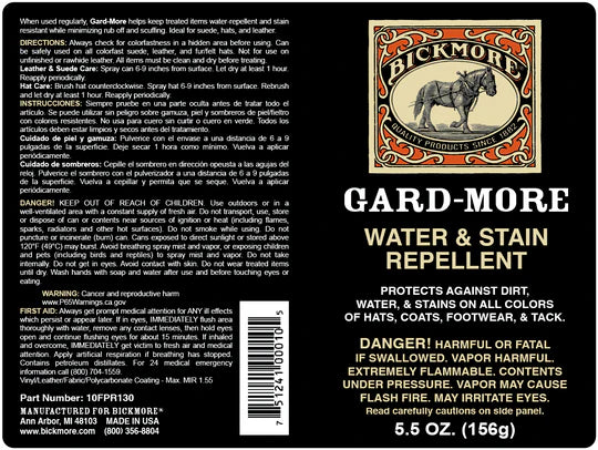 Bickmore Gard-More Water & Stain Repellent
