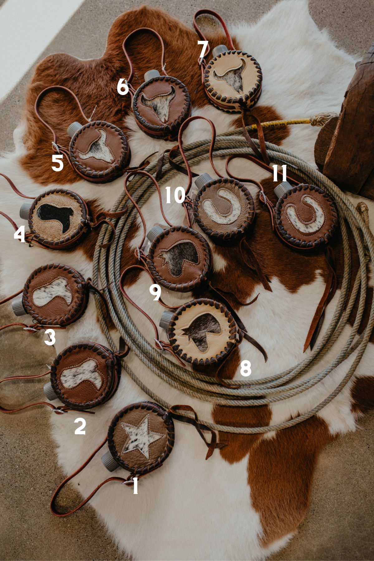 Mini Leather Canteen