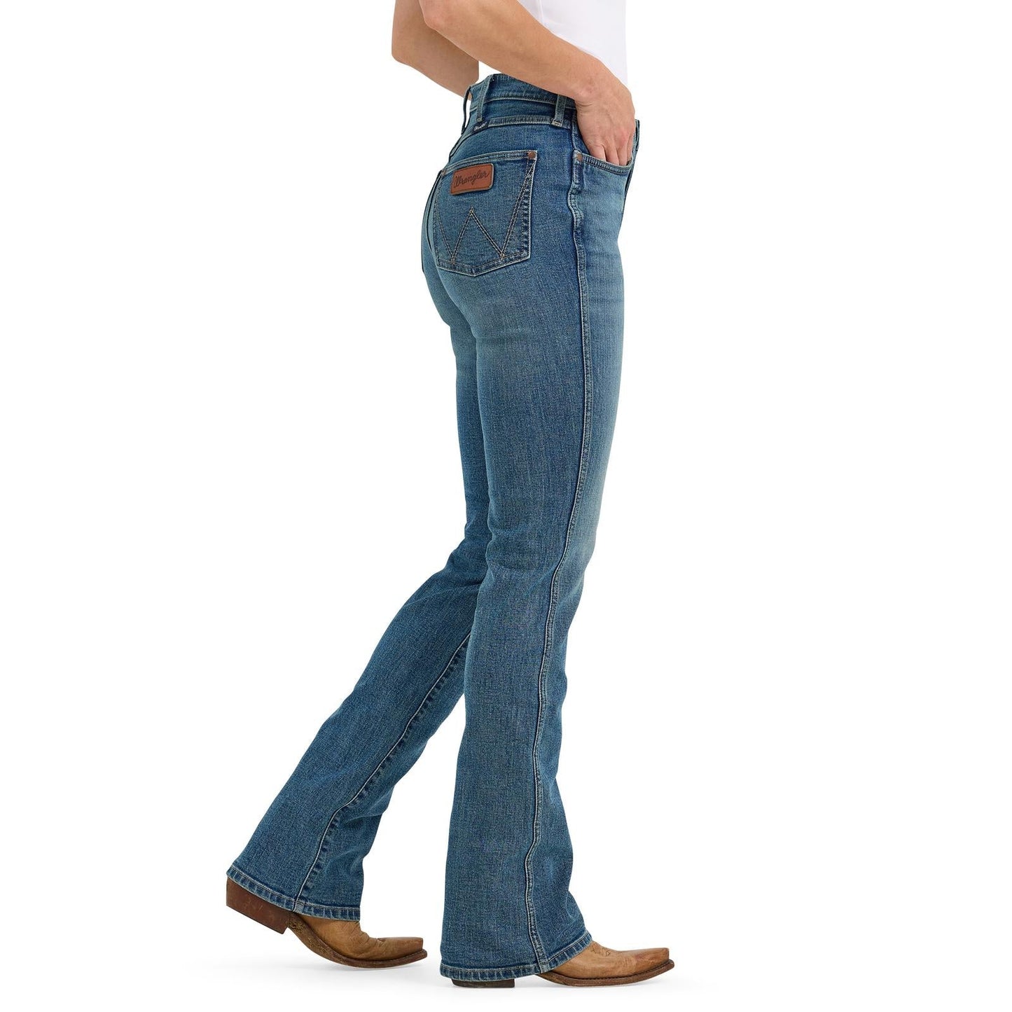 'Natalia' High Rise Bootcut Jean by Wrangler