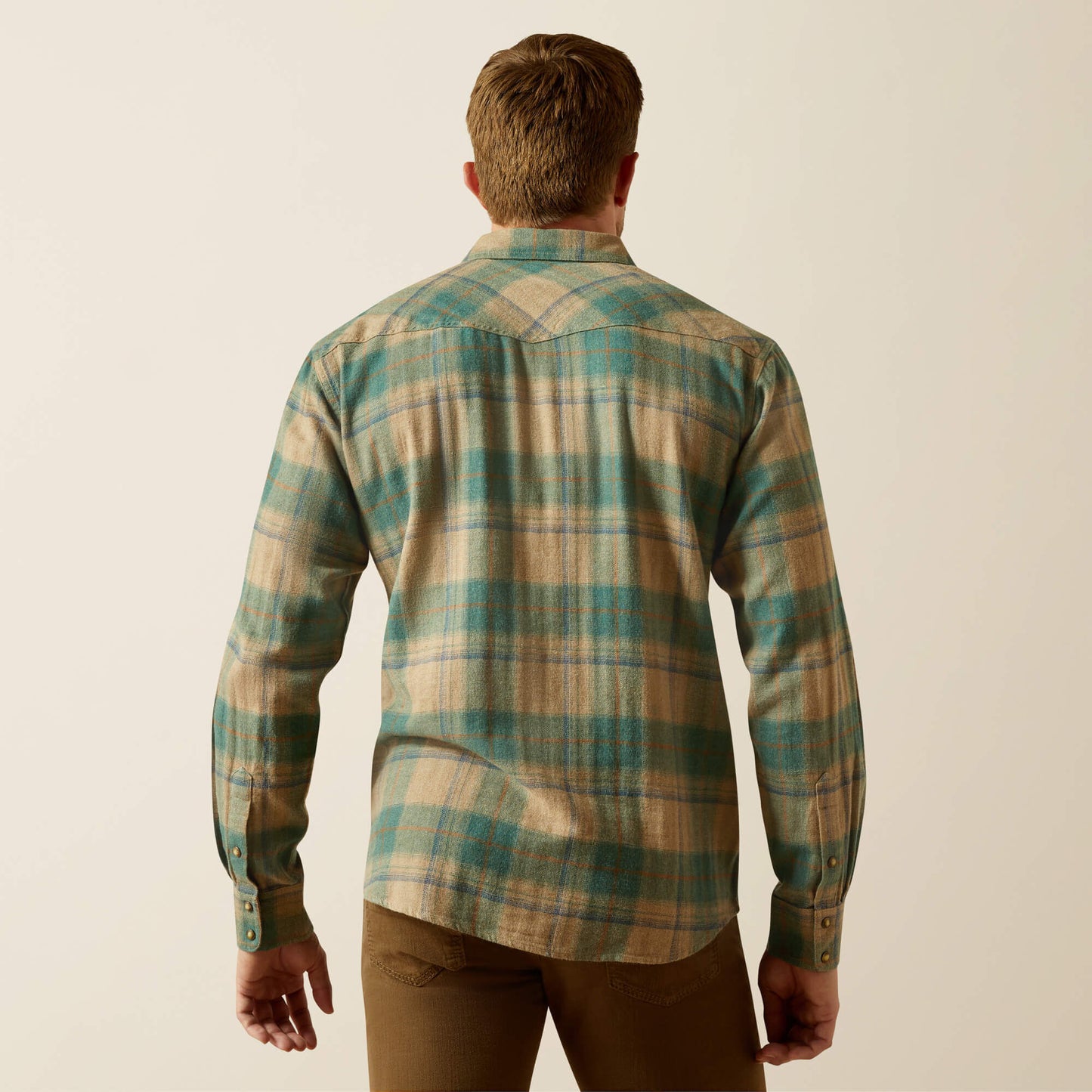 Men's Ariat Plaid Flannel Retro Pearl Snap (L & XXL only)