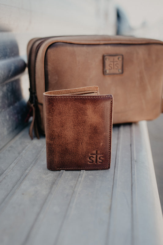 STS Leather Tuscon Double ID Bifold STS61819