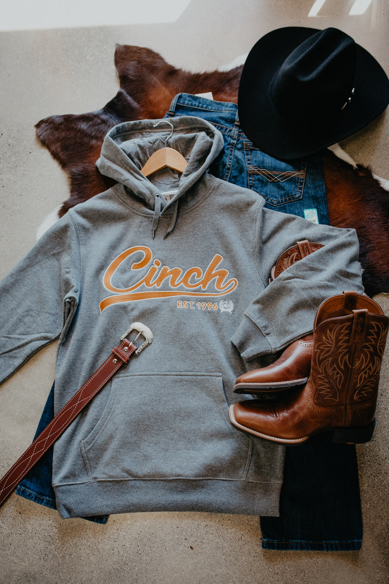 'Owen' Men's Grey CINCH Hoodie (S-XXL)