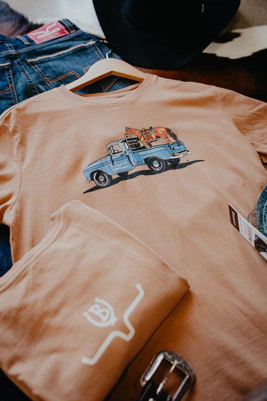 'Lane' Men's Lucky B Truck T-Shirt by Kimes Ranch (S-XXL)