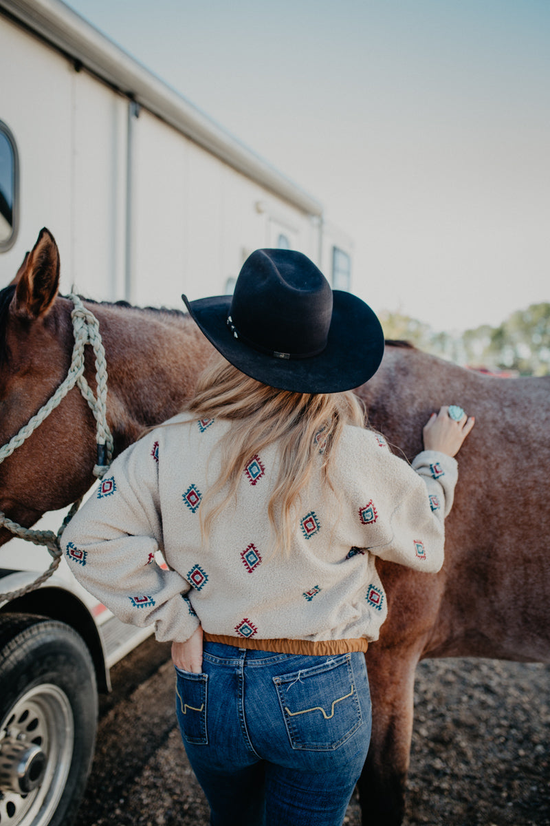 'Kinslei' Ariat Cream Sherpa Jacket (XS-XXL)