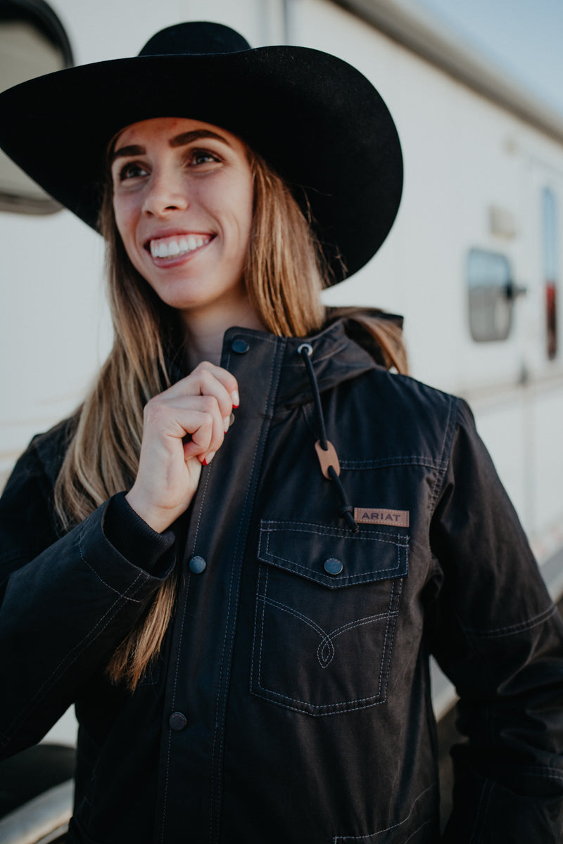 'Grizzly 2.0' Black Women's Insulated Parka by Ariat (XS-XXL)