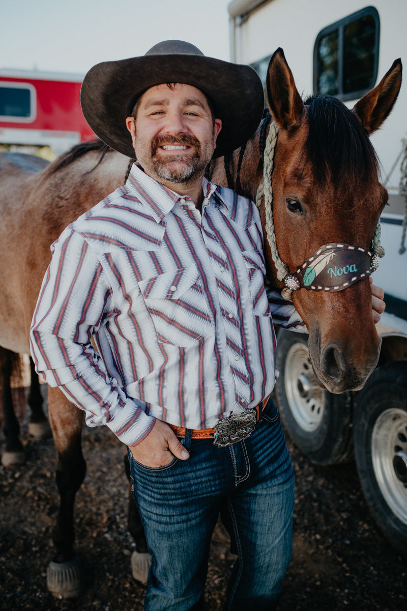 'Ryker' 20X Long Sleeve Snap Wrangler Pearl Snap Shirt (S-XXL)