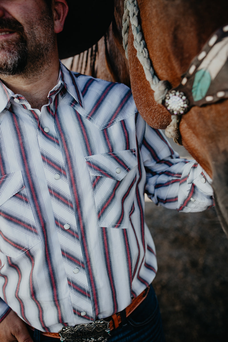 'Ryker' 20X Long Sleeve Snap Wrangler Pearl Snap Shirt (S-XXL)