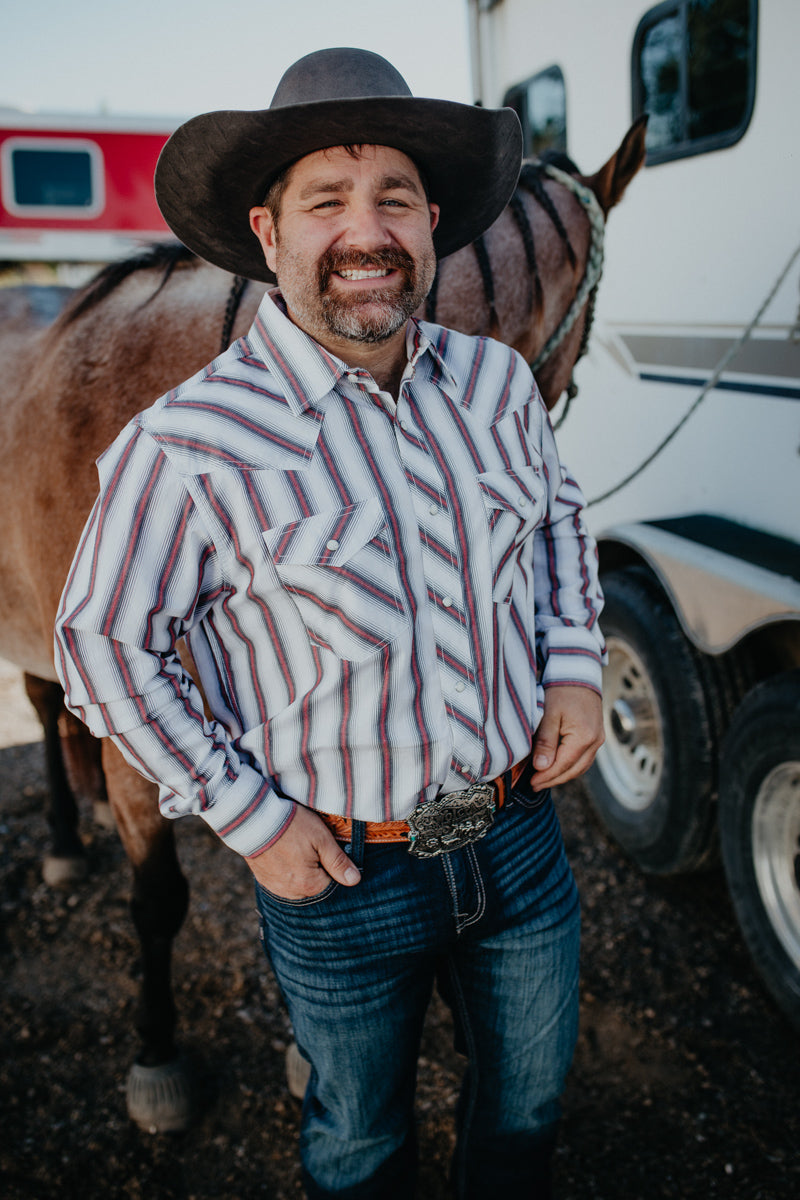 'Ryker' 20X Long Sleeve Snap Wrangler Pearl Snap Shirt (S-XXL)