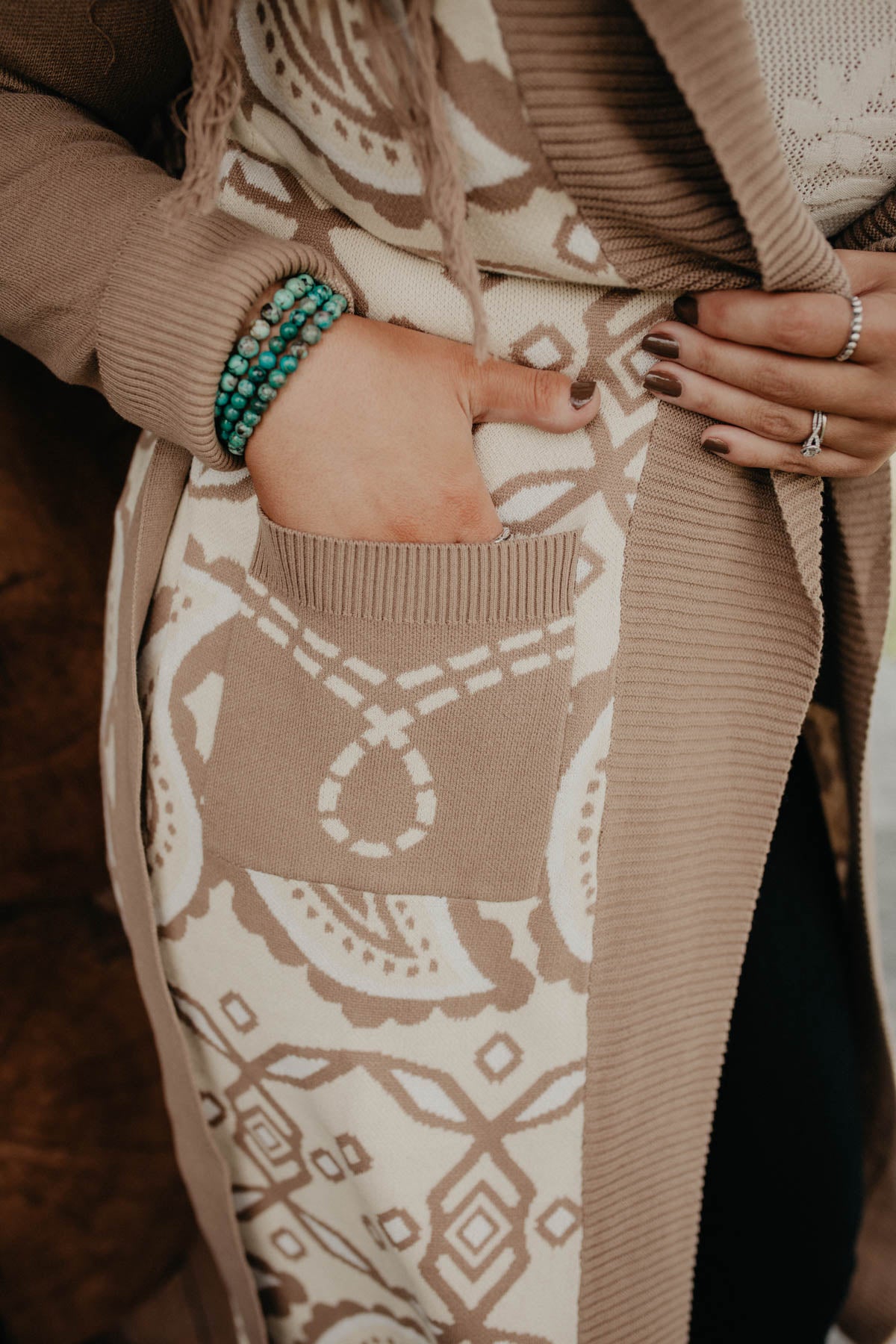 'Flossie' Fringe Trim Duster (XS ONLY)