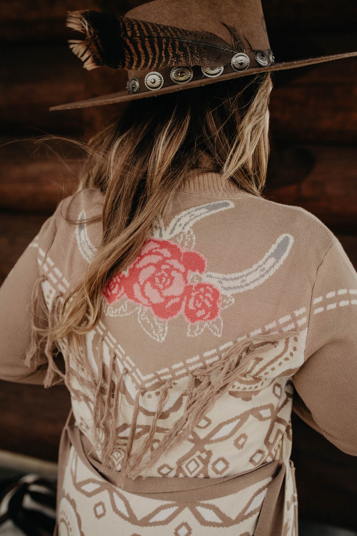 'Flossie' Fringe Trim Duster (XS ONLY)