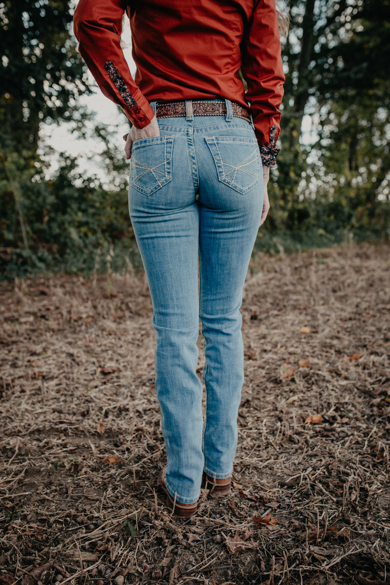 'Alina' Perfect Rise Straight Leg Jean by Ariat (24-34)