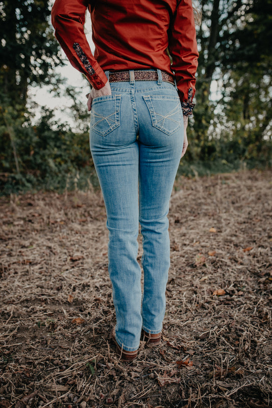 'Alina' Perfect Rise Straight Leg Jean by Ariat (24-34)