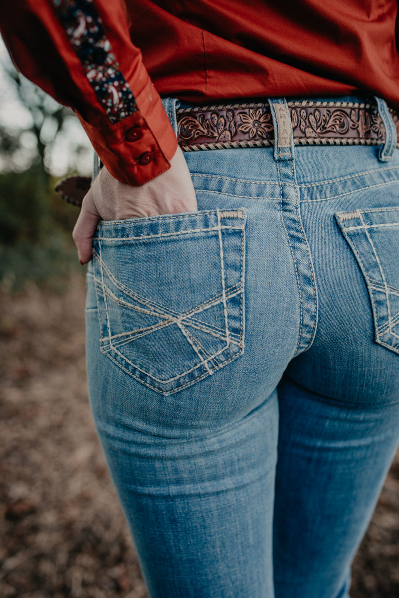 'Alina' Perfect Rise Straight Leg Jean by Ariat (24-34)