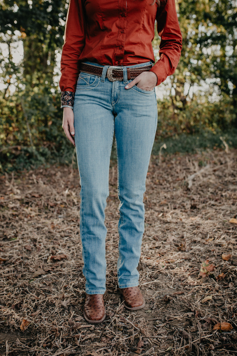 'Alina' Perfect Rise Straight Leg Jean by Ariat (24-34)