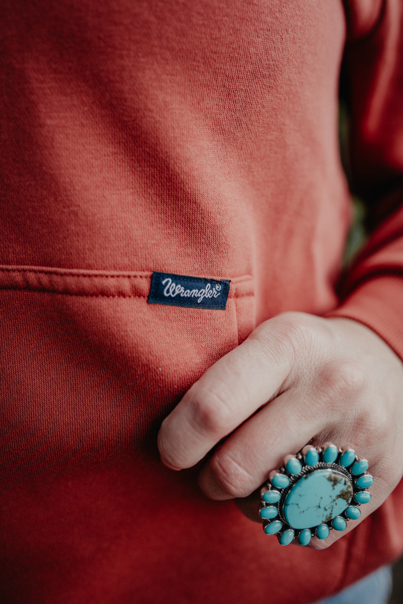 'Rylee' Rosie Rust 1/2 Zip Pullover (XS-XXL)