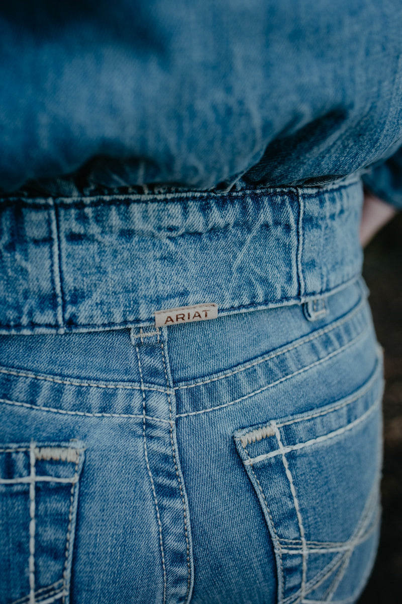 'Kass' Women's Ariat Denim Bomber Jacket (XS-XXL)