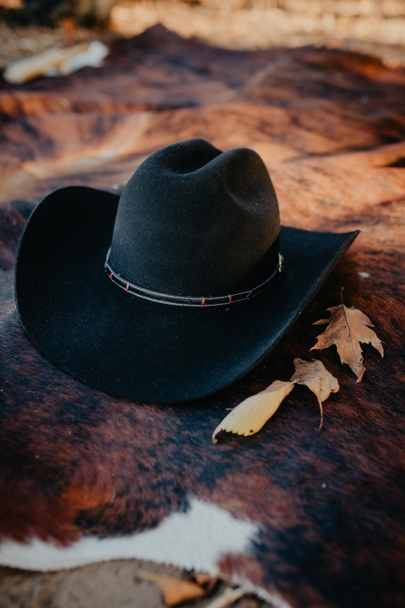 'Powder River' 4X Felt Cowboy Hat by Stetson (Black)